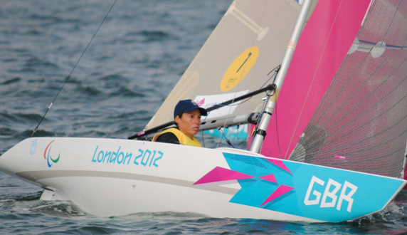 Day 5 Helena Lucas 2.4mR Paralympics Sailing