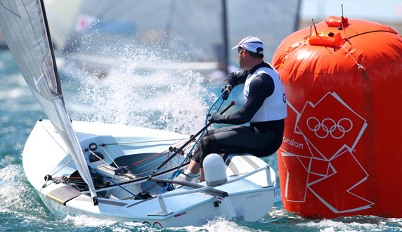 Ben Ainslie Finn for Great Britain