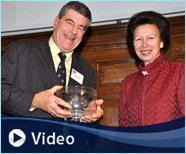 HRH The Princess Royal presents awards to boating's unsung heroes