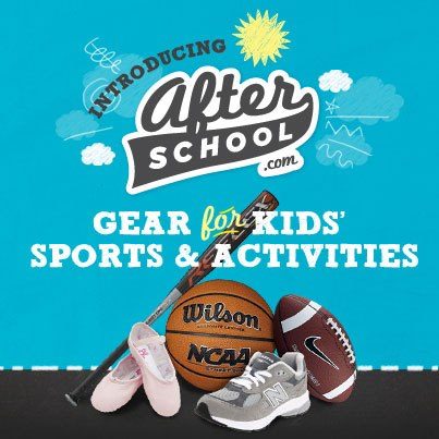 Photo: Game on! Introducing our newest site, AfterSchool.com - a one-stop shop for kids sports gear, dancewear and more all-star supplies for active kids.

Check out www.AfterSchool.com and let us know what you think!