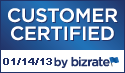 BizRate Customer Certified (GOLD) Site