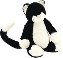 Jellycat  Bashful Black and White Kitten Medium