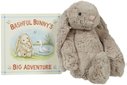 Jellycat  Bashful Bunny Big Adventure Board Book+Plush