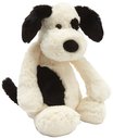 Jellycat  Bashful Black & Cream Puppy Medium