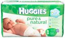 Huggies Pure & Natural Case DiapersSizes 1, 2, 3, 4, 5