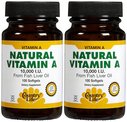 Country Life  Vitamin A 10,000 IU Softgels, 100 ct, 2 pk