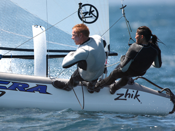 Breeze Kicks In For Final Series Start At ISAF Sailing World Cup Hyères