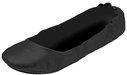 CitySlips  Snakeskin Foldable Ballet Flats, Black, 2 pk