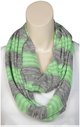 Erge  Sweater Stripe Infinity Scarf