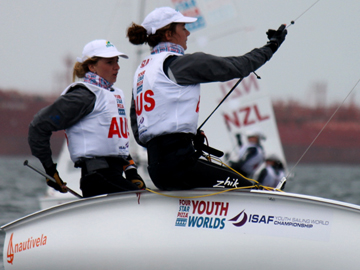 Australia's Carrie Smith and Ella Clark Took The Lead Today