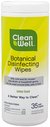 CleanWell  Botanical Disinfectant - Wipes, 35ct