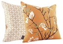 Inhabit  Ailanthus in Sunshine 18" x 18" pillow