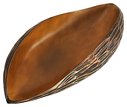 Enrico  Mango Wood Tortoise Shell Salad Bowl