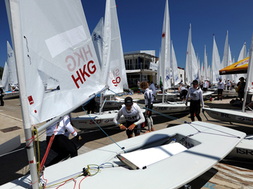 Radial Sailors Prepare To Launch