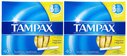 Tampax  Regular, Flushable Cardboard Applicator 40ct, 2pk