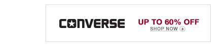 Converse - Up to 60% off