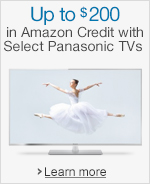 Up to $200 in Amazon Credit with Select Panasonic TVs