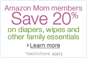 Save 20% on Diapers and Wipes