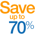 Save 70% or More