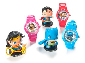 DC Comics Little Mates Watch & Figurine Set