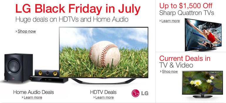 LG Black Friday in July