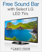 Free Sound Bar with Select LG LED TVs