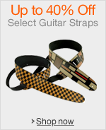 Up to 40% Off Guitar Straps