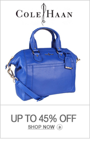 Cole Haan Handbags, Totes, Clutches, Hobos and more up to 45% Off