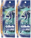 Gillette CustomPlus Pivot Disposable Razors 10 ct, 2 pk