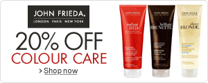 20% Off John Frieda Colour Care