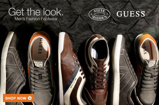 Shop Men's Shoes from GUESS and Steve Madden!