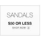 Sandals- Nine West, Clarks, b.o.c. and more: $50 or Less