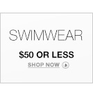 Swimwear- Calvin Klein, L*Space, Roxy and more:  $50 or Less