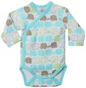 Zutano  Elephants L/S Body Wrap