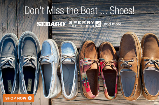 Boat Shoes: Sperry Top-Sider, Sebago and more!