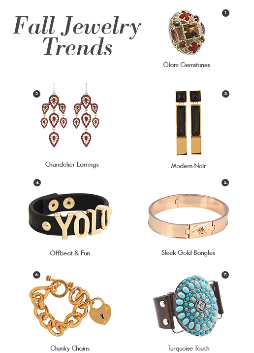 bcbgeneration jewelry, bracelets, fall jewelry, fall jewelry trends, fall trends, Fossil Jewelry, jessica simpson jewelry, jewelry, Juicy Couture jewelry, kendra scott jewelry, lucky brand jewelry, necklaces, vince camuto jewelry