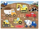 Melissa & Doug  Construction Site Peg Puzzle