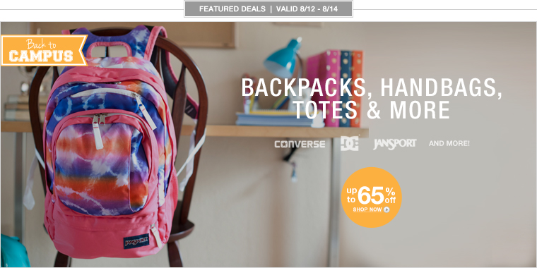 Back to Campus/School Accessories Up to 65% off