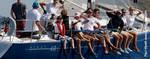 group of people sitting on the side of a yacht (credit Paul Wyeth www.pwpictures.com)