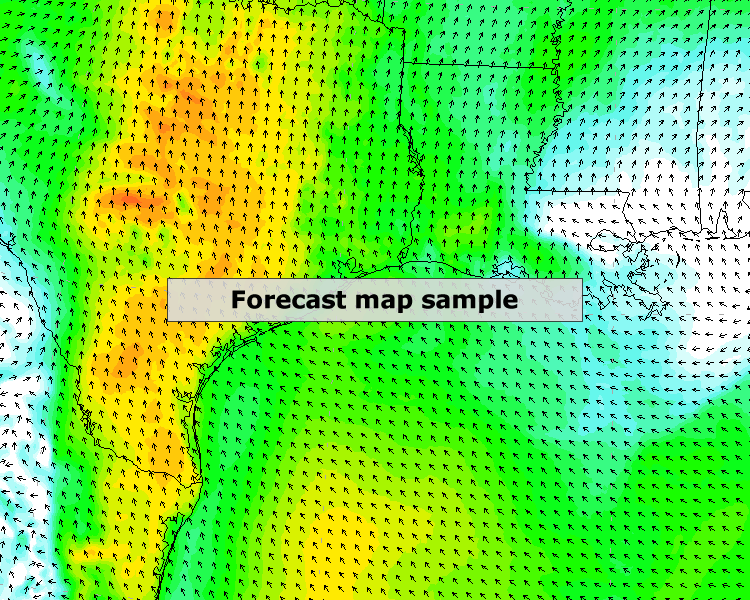 forecast map