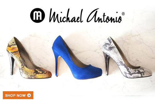 Michael Antonio: pumps, wedges, sandals, flats and more on sale now!