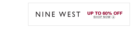 Nine West Up to 60% off