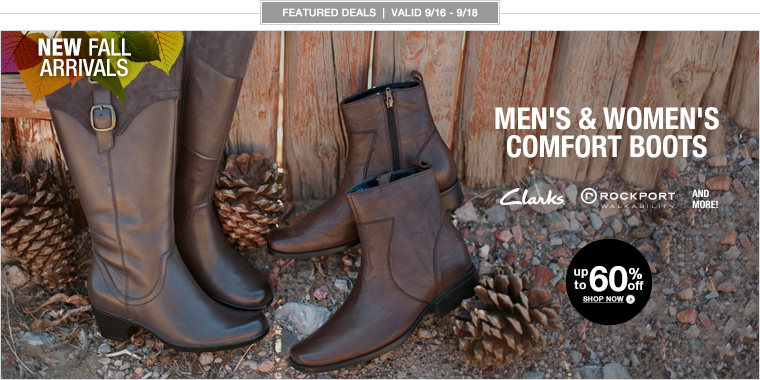 Fall Preview: New Casual Boots Up to 60% off