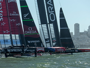 ORACLE TEAM USA, Emirates Team New Zealand In Winner-Take-All Race For The 34th America's Cup