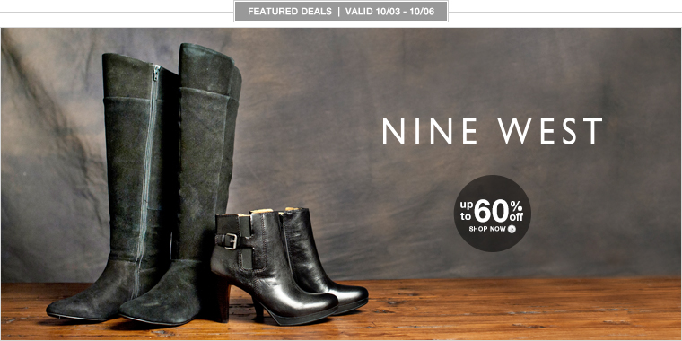 Nine West Up to 60% off