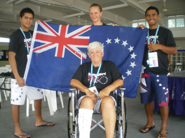 Cook Islands Sailing Team At Youth Olympic Games