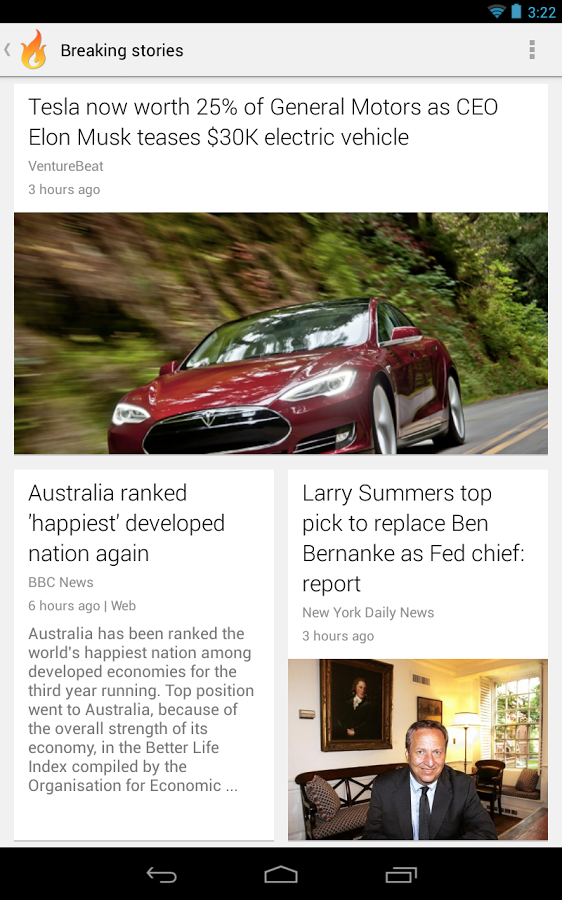 Google Currents - screenshot