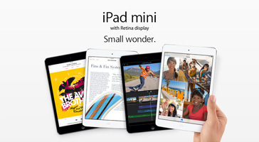 iPad Mini with Retina display. Small wonder.