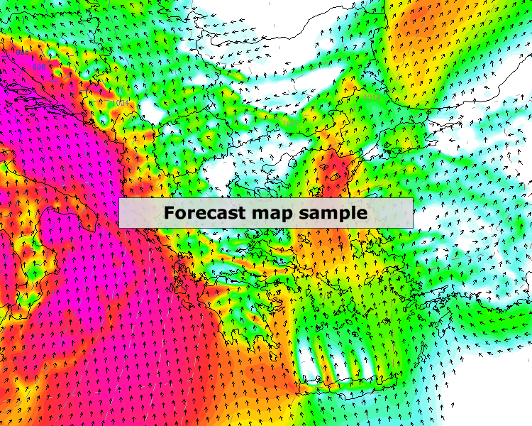 forecast map