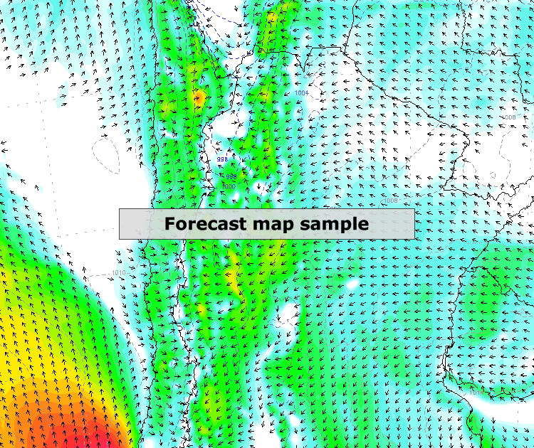 forecast map